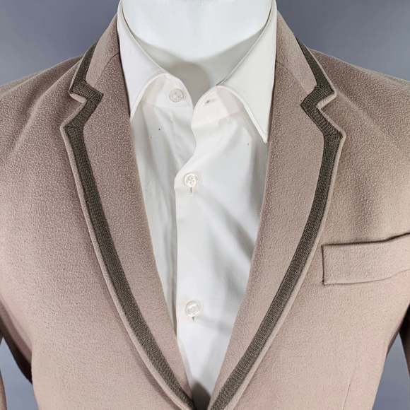 MARC by MARC JACOBS Taupe Moleskin Cotton Notch Lapel Sport Coat - Picture 2 of 8